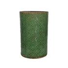 Artisan Florals Ceramic Starburst Fleur Vase - French Green