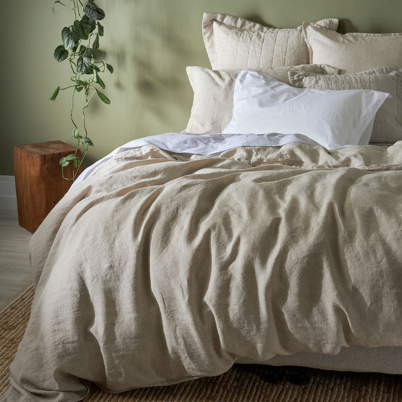 Pure Linen Pillowcase - Natural