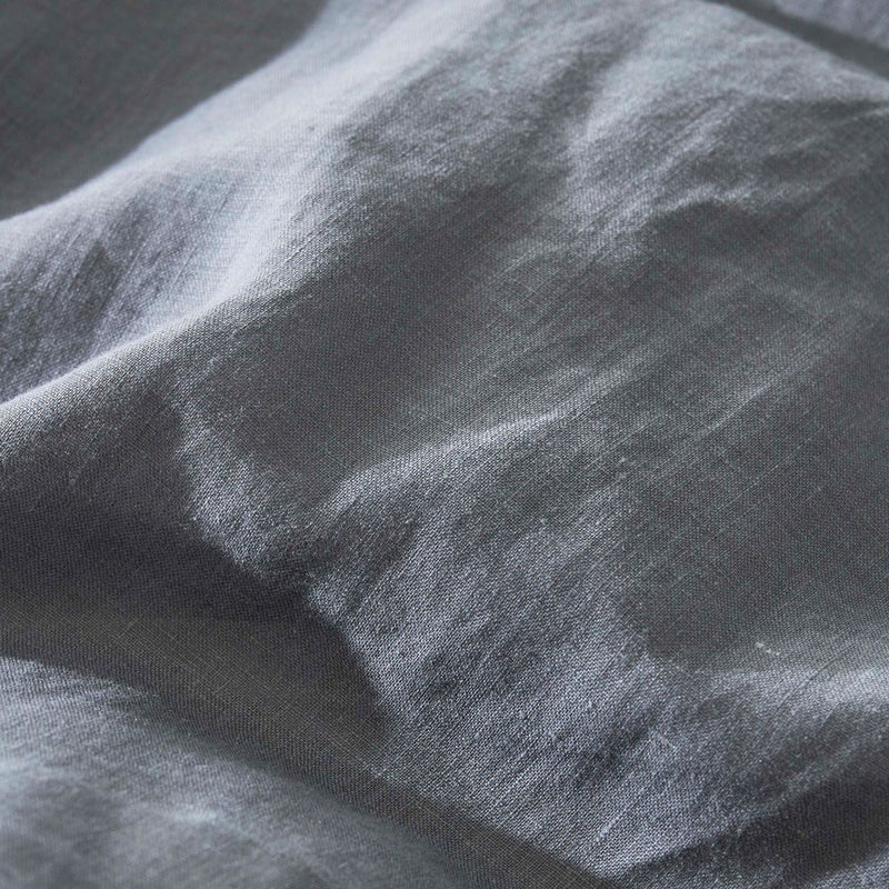 Pure Linen Pillowcase - Charcoal