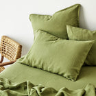 Pure Linen Pillowcase - Foliage