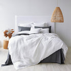 Pure Linen Duvet Cover Set - White