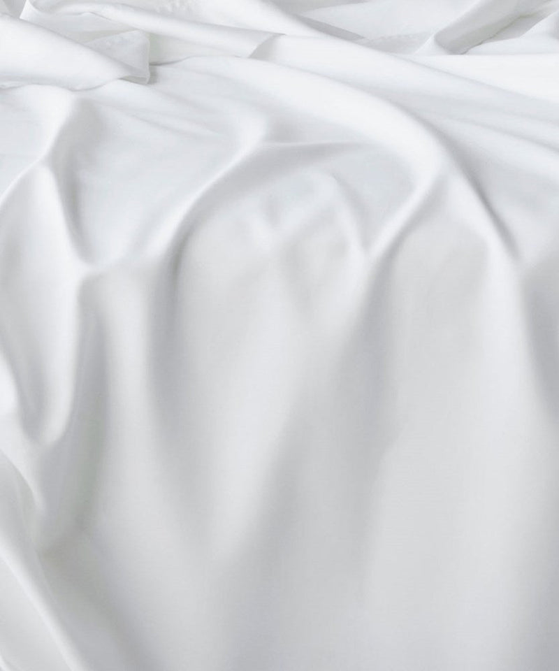 Bamboo Cotton Flat Sheet - White