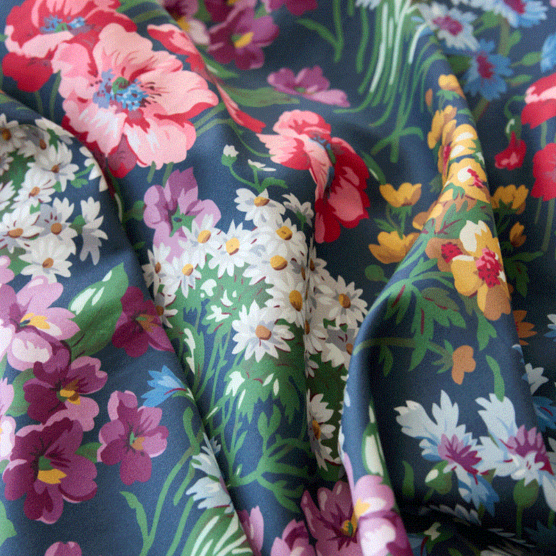 Bamboo Cotton Duvet Cover - Elizabeth Black