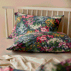 Bamboo Cotton Pillowcase - Elizabeth Black