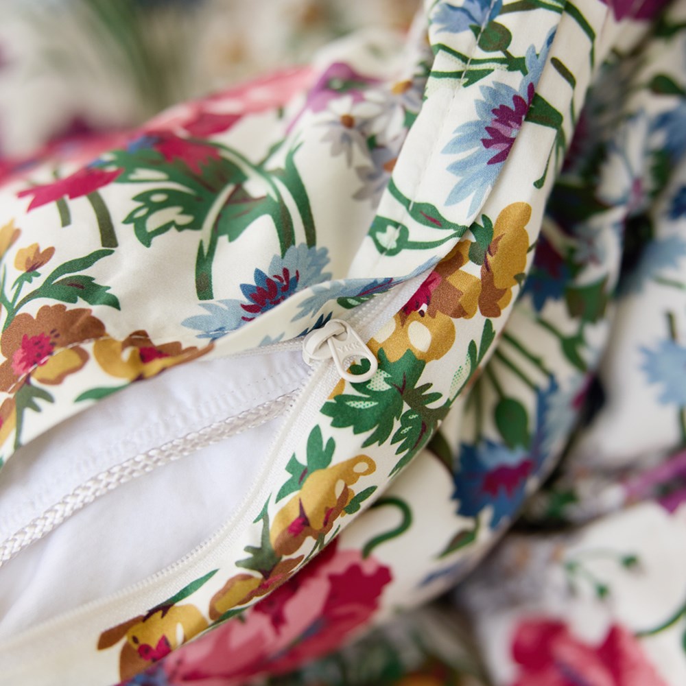 Bamboo Cotton Duvet Cover - Elizabeth Ivory