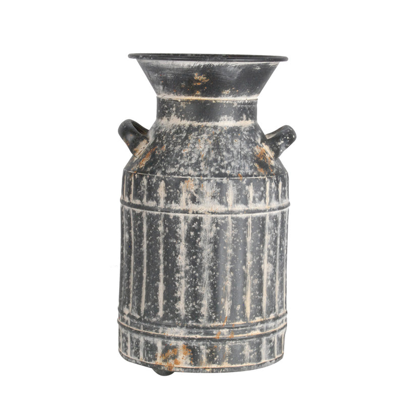 Artisan Florals Tivoli Urn In Aged - Black
