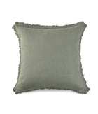 MM Linen Laundered Linen Pillow Cover Set Range - Olive