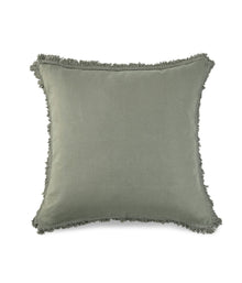 MM Linen Laundered Linen Pillow Cover Set Range - Olive