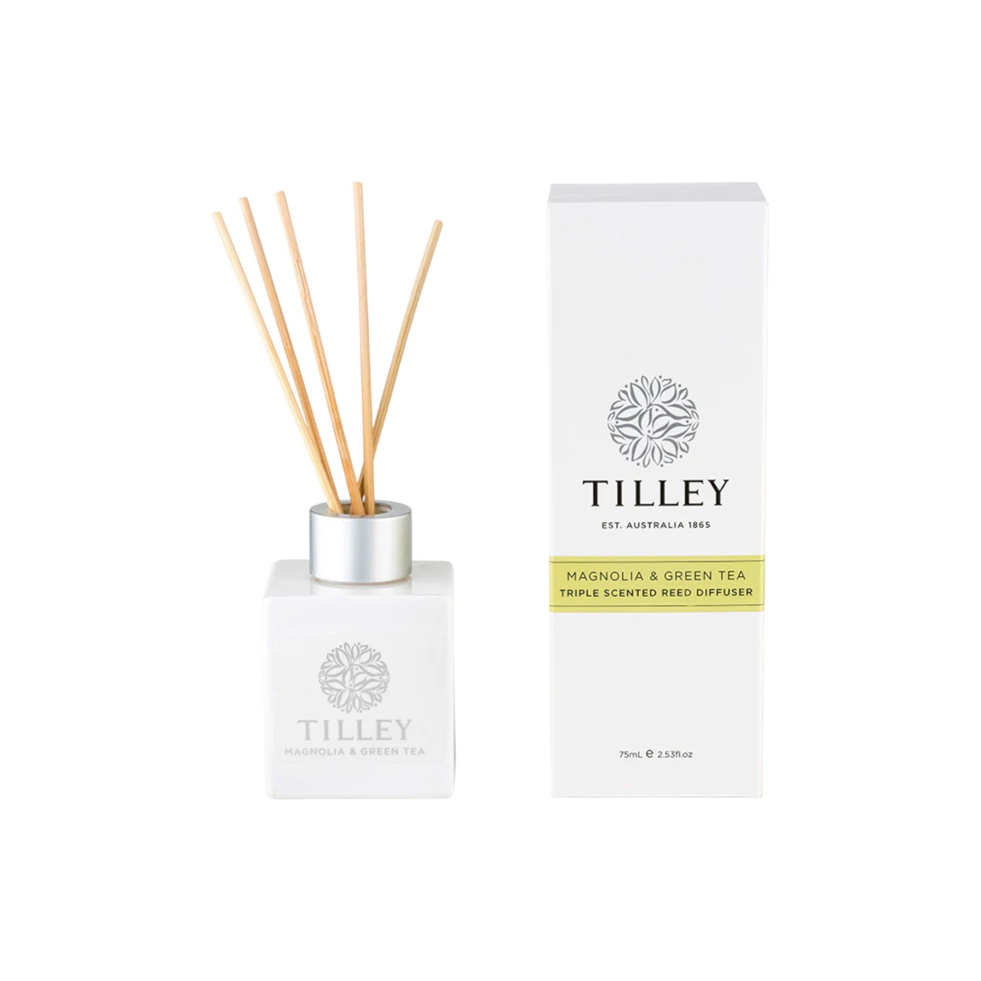 Tilley Mini Reed Diffuser 75Ml - Magnolia & Green Tea