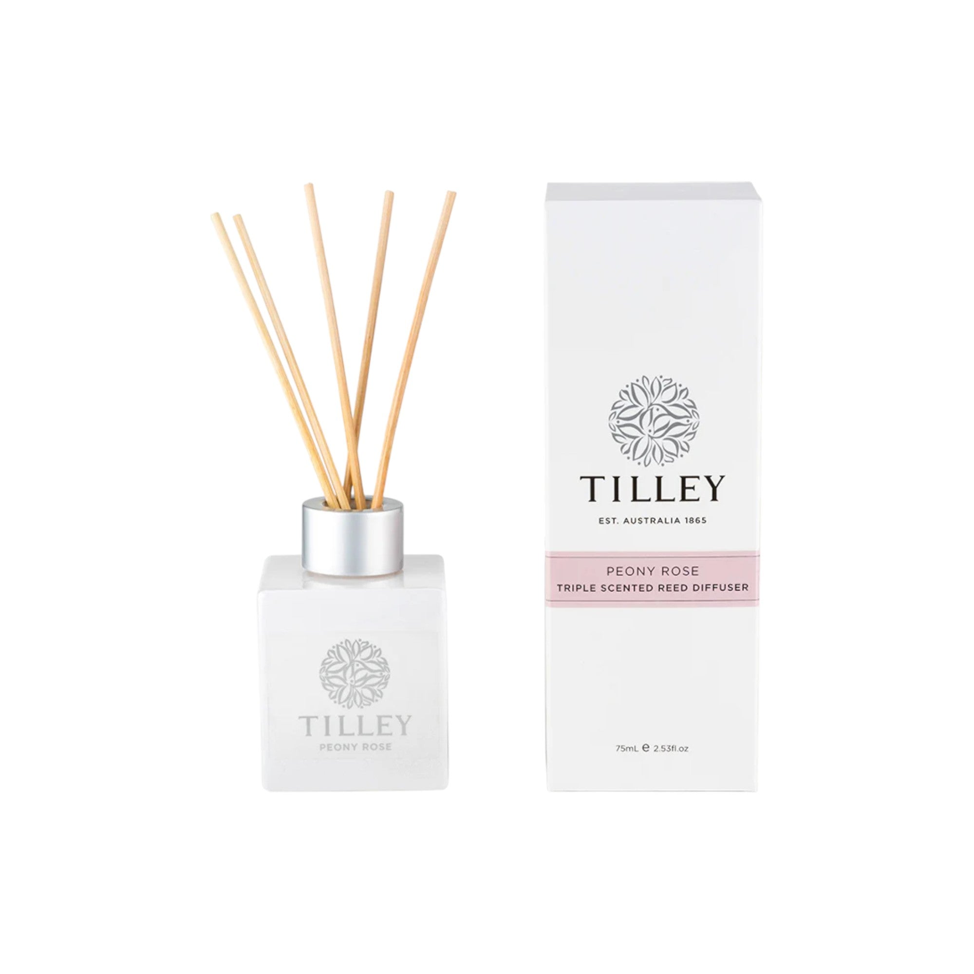 Tilley Mini Reed Diffuser 75Ml - Peony Rose