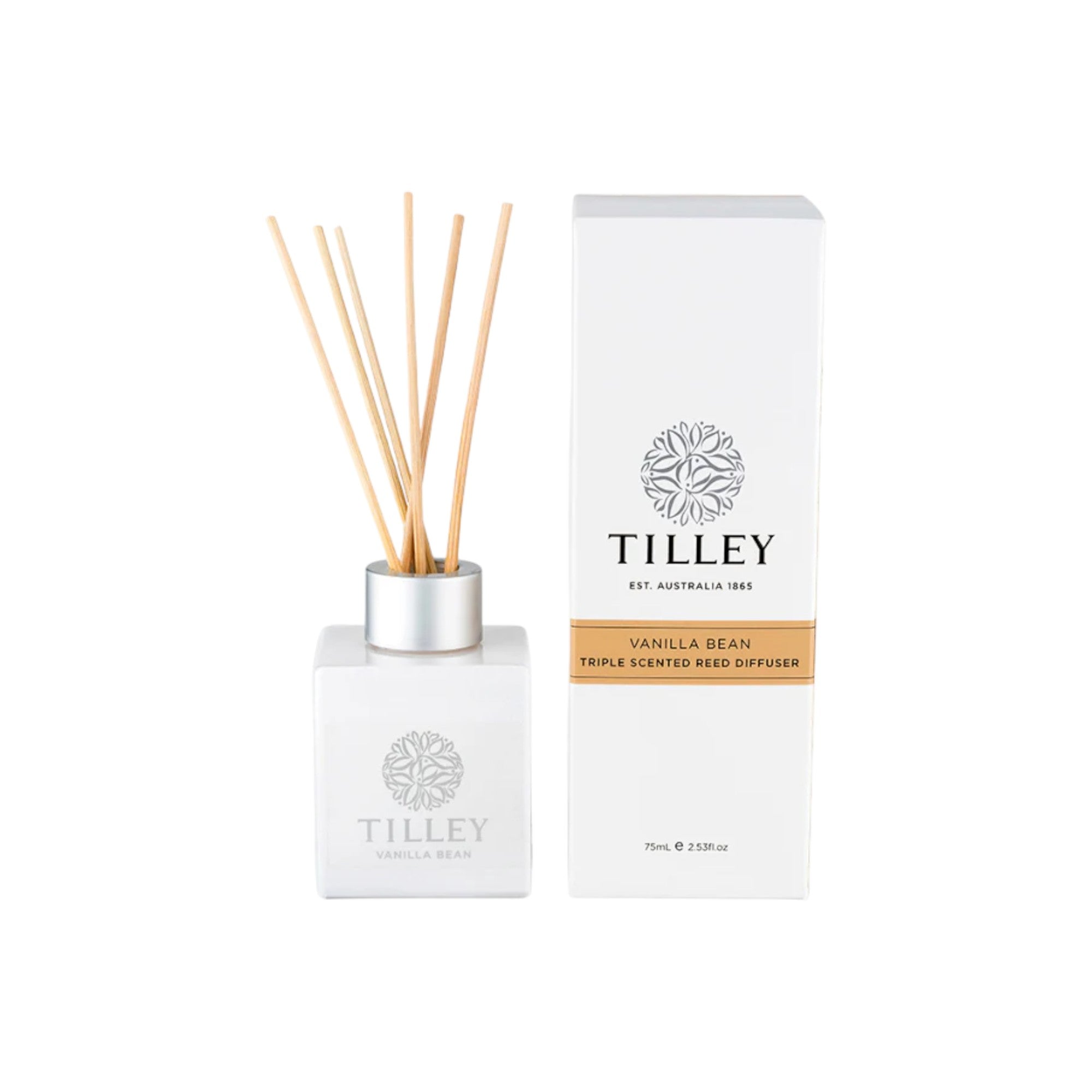 Tilley Mini Reed Diffuser 75Ml - Vanilla Bean