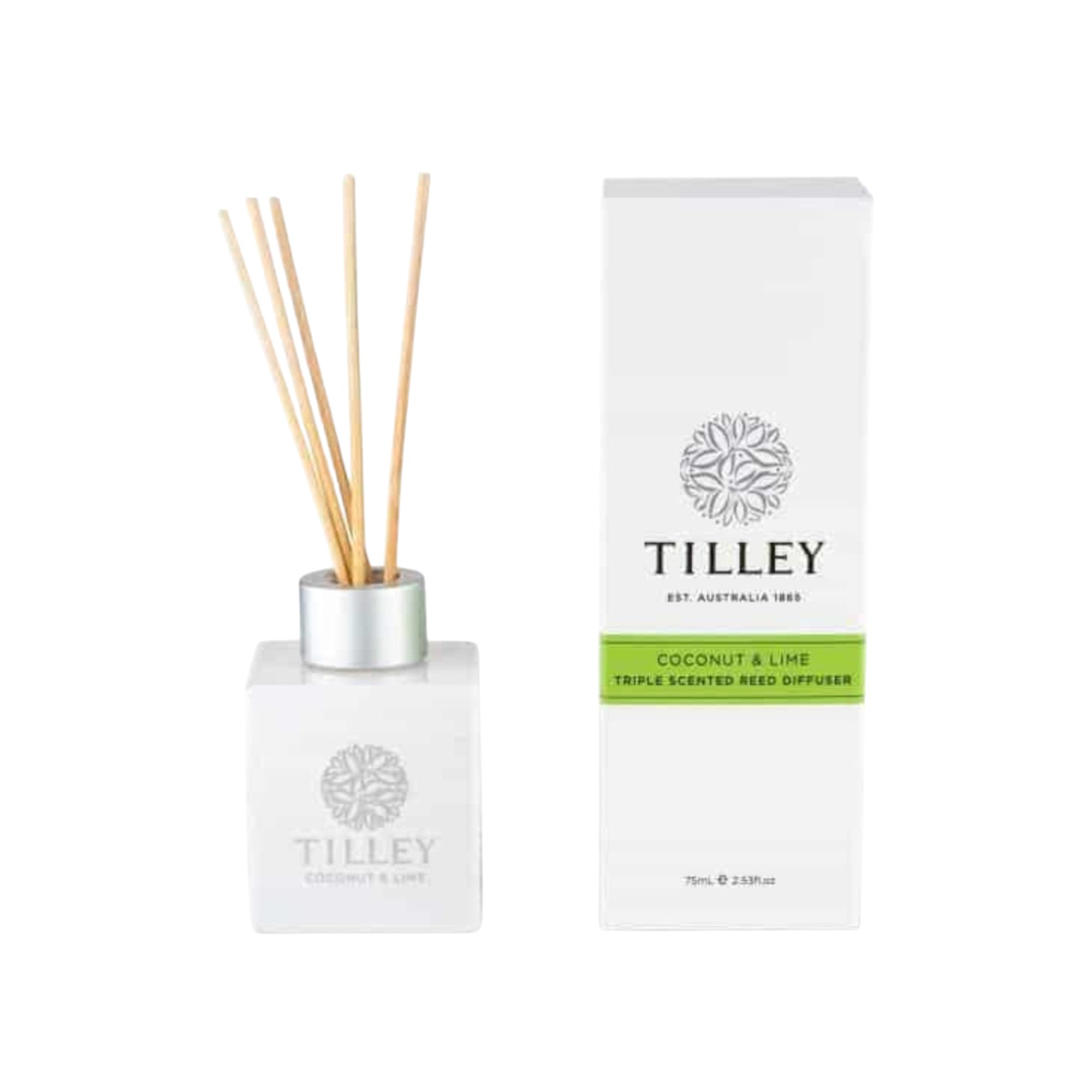 Tilley Mini Reed Diffuser 75Ml - Coconut & Lime