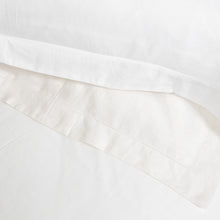Seneca Union Hemstitch Linen Cotton Blend Sheet Range
