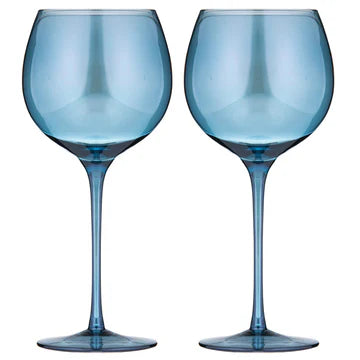 Verity Sapphire 2Pk Gin Glass