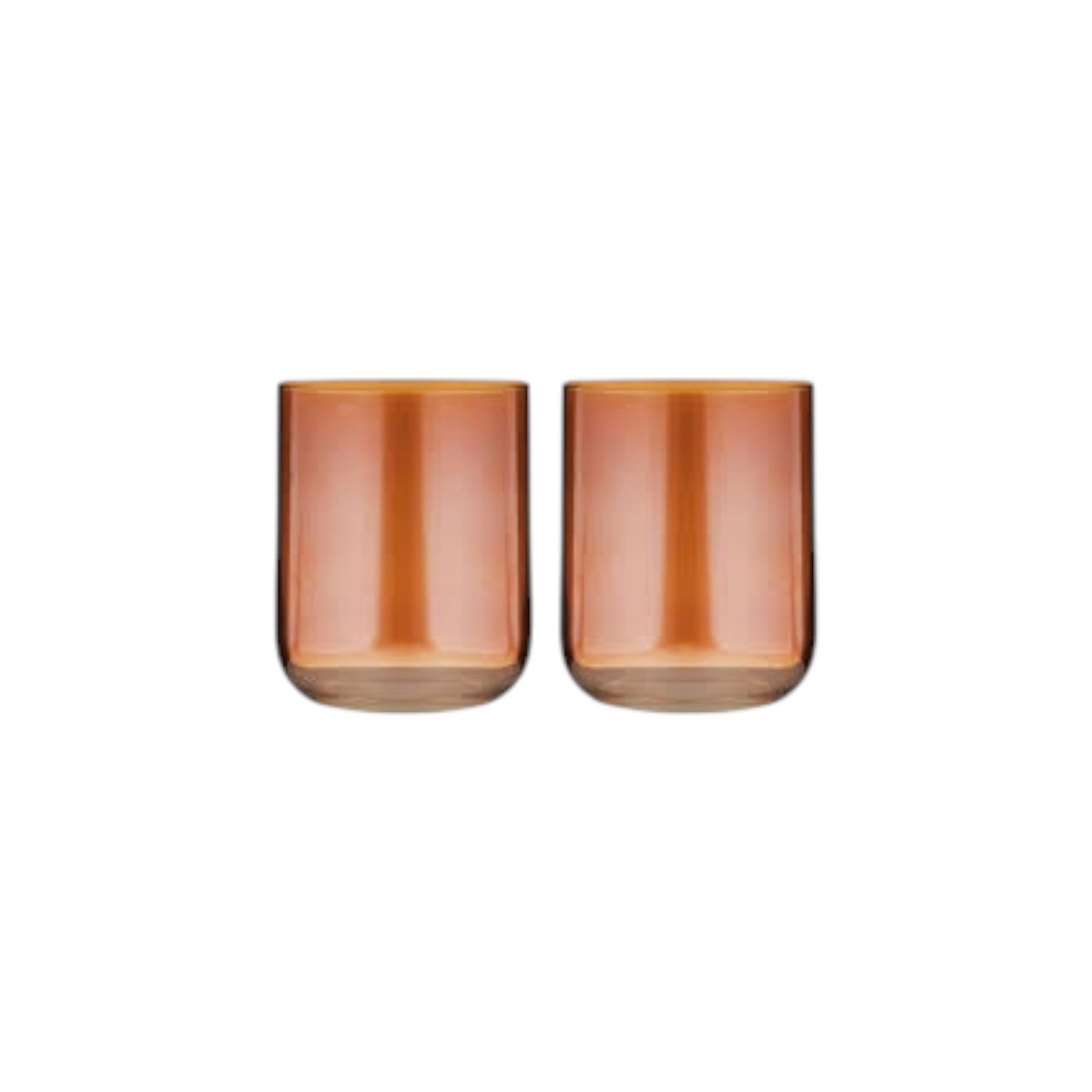 Verity Amber 2Pk Lowball Tumbler