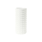 Frankly Cotton Ceramic White Gloss Bubble Vase
