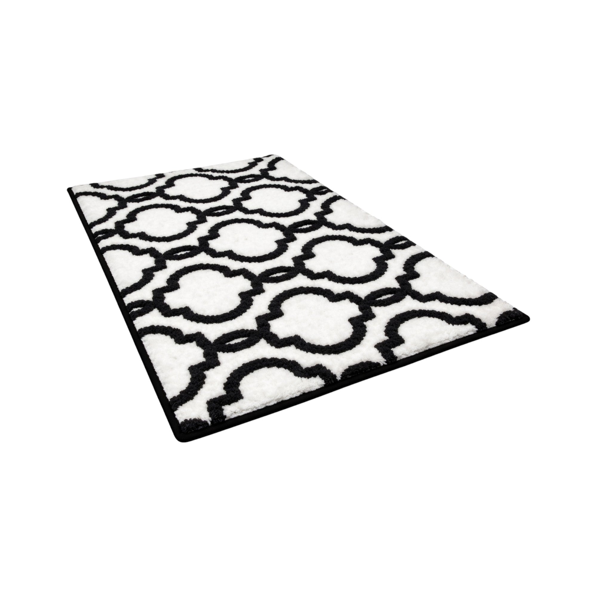 Frankly Cotton Geometric Cotton Bath Mat