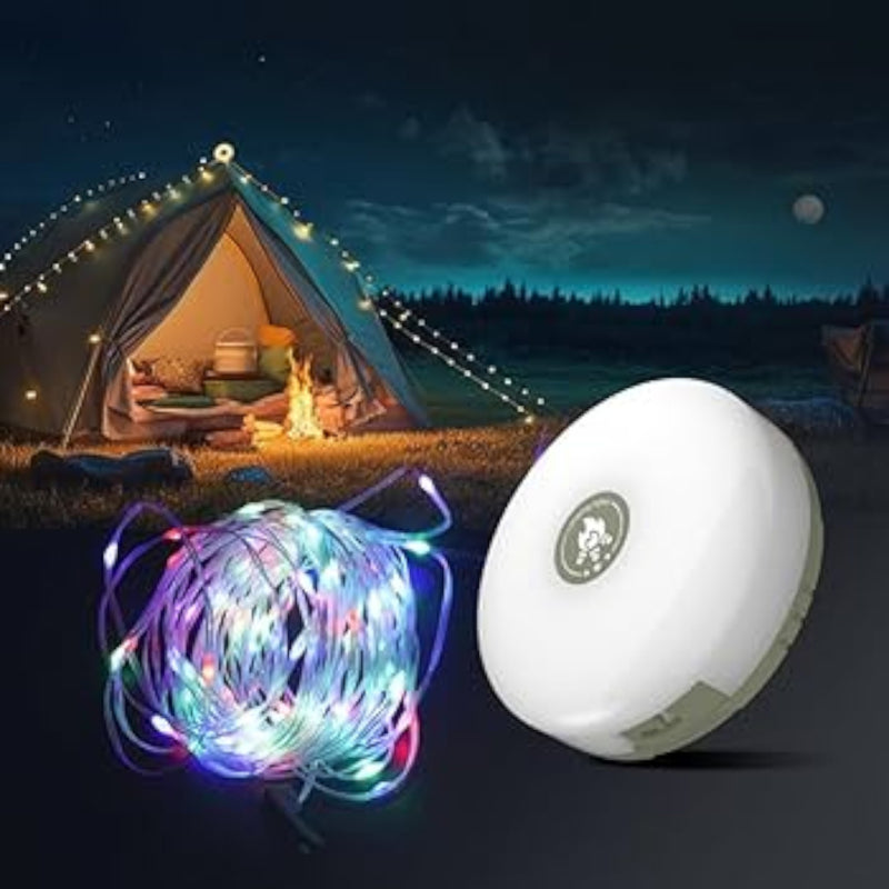 Stellar USB Rechargeable Camping Lights 10m Rainbow