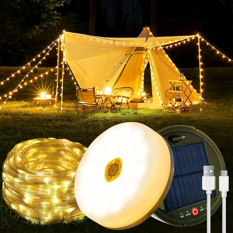 Stellar Solar Camping Lights 10m Warm White