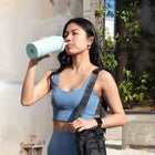Bundle: Frosted Mint 1L Insulated Bottle + Black DayTrip Mini Bag