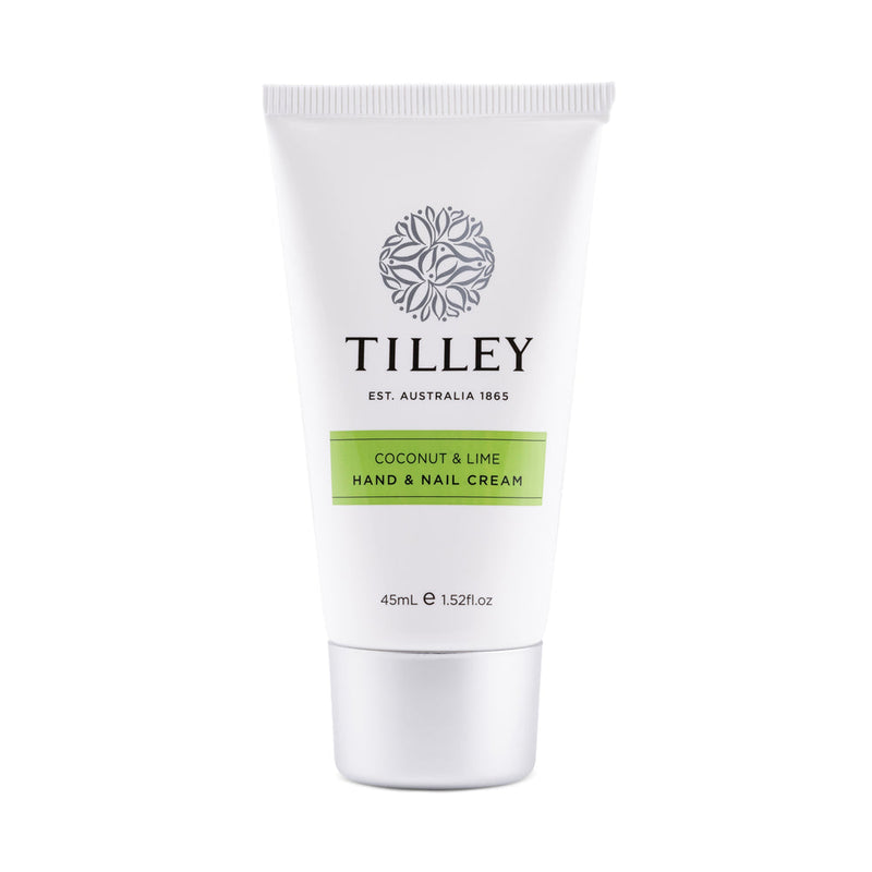 Tilley Mini Hand & Nail Cream 45Ml - Coconut & Lime