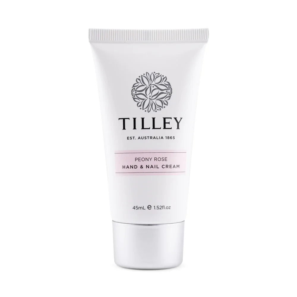 Tilley Mini Hand & Nail Cream 45 Ml - Peony Rose