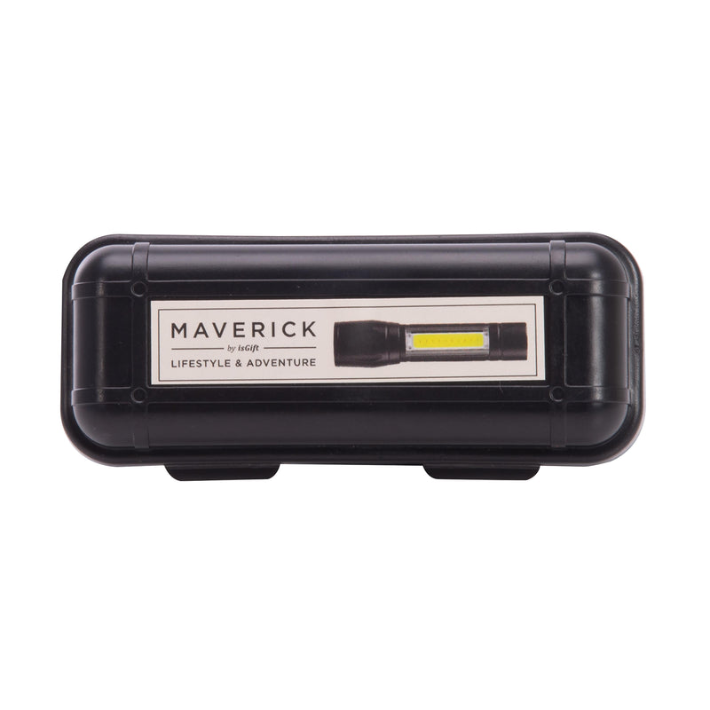Maverick Range - Black 3 In 1 Rechargeable Flashlight