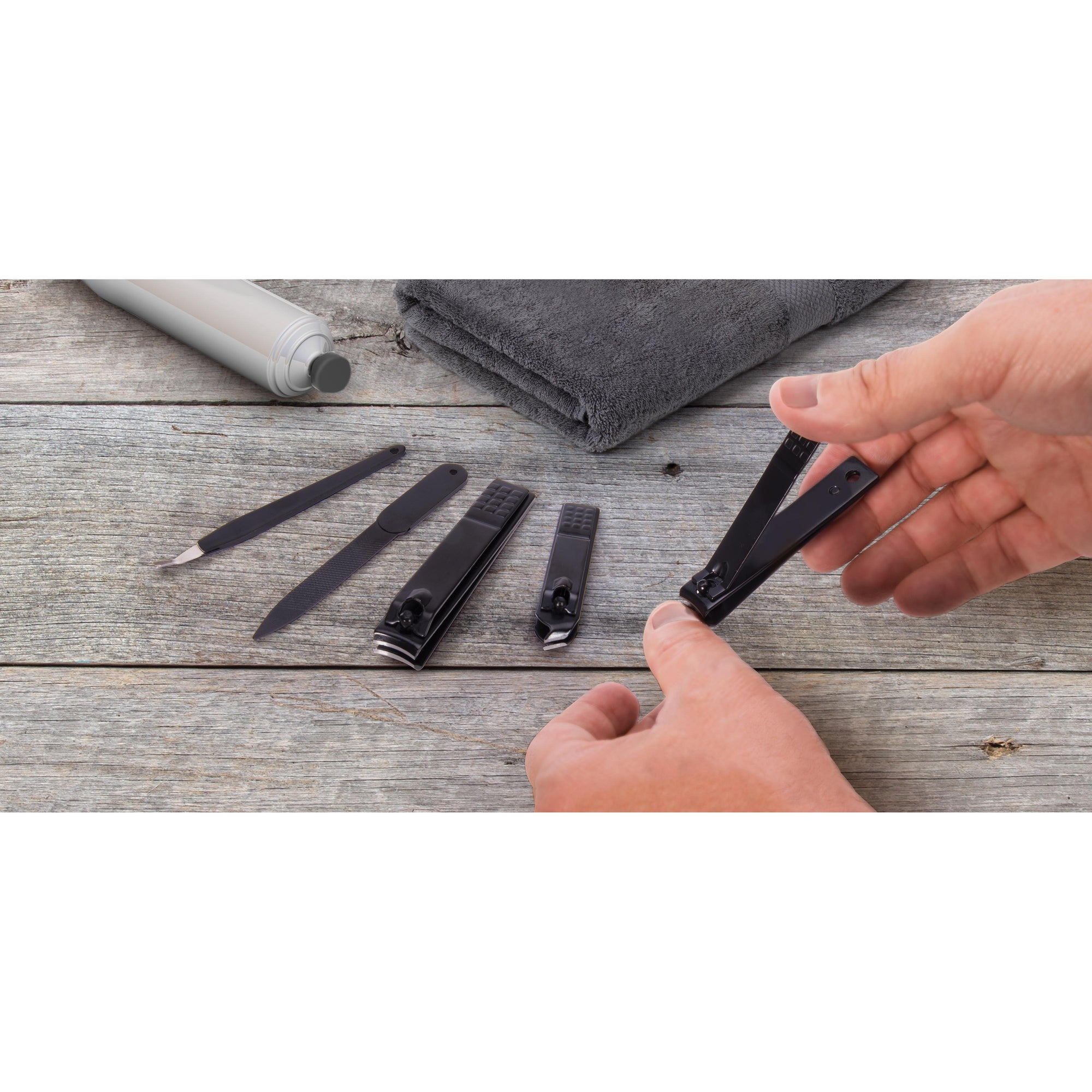 Maverick Range - Black 5Pc Manicure Set