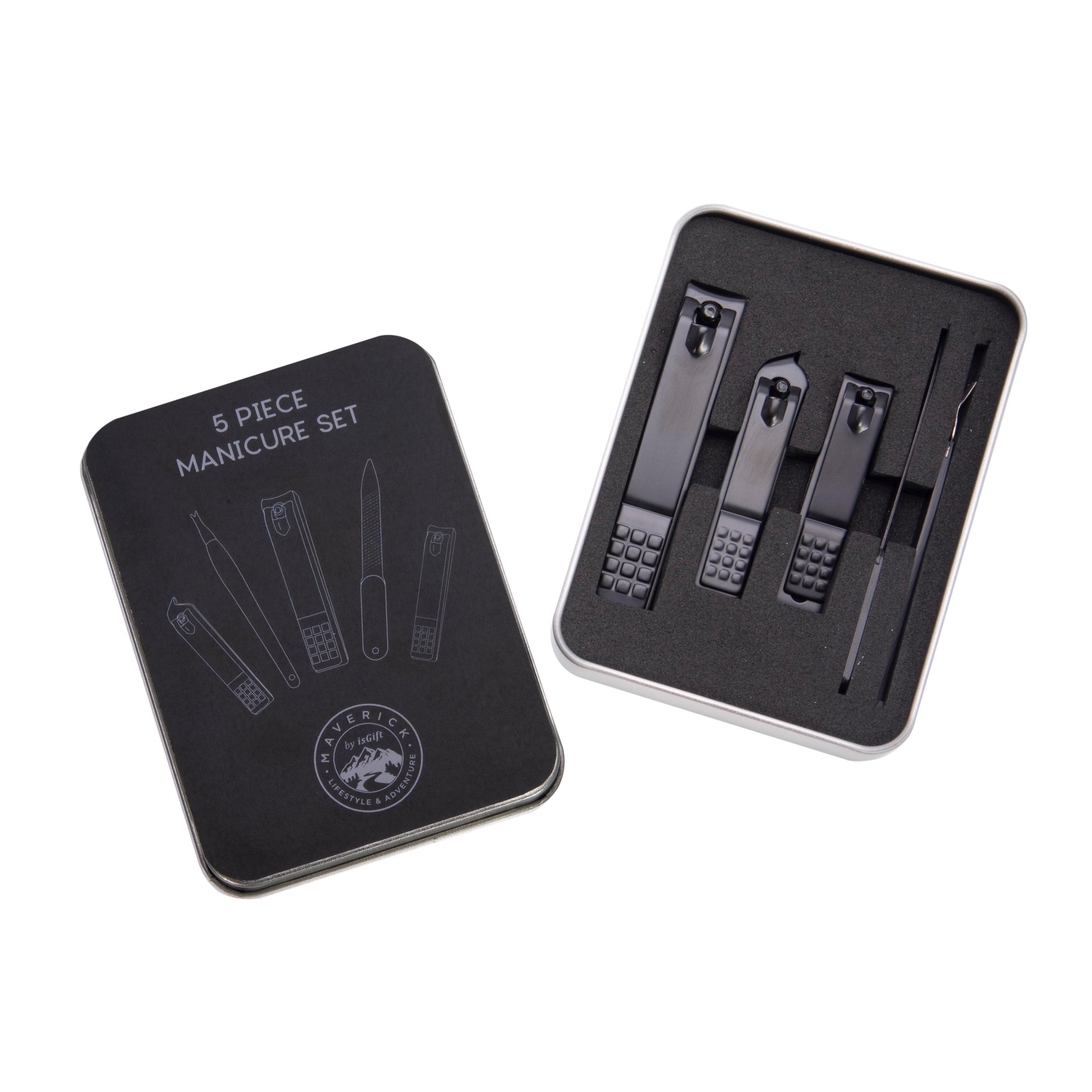 Maverick Range - Black 5Pc Manicure Set