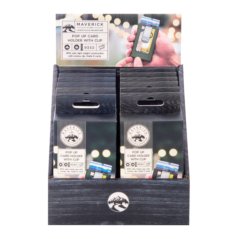 Maverick Range - Pop Up Card Holder With Clip