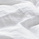 Pure Linen Duvet Cover Set - White