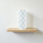 Lulu Collection Blue Check Vase