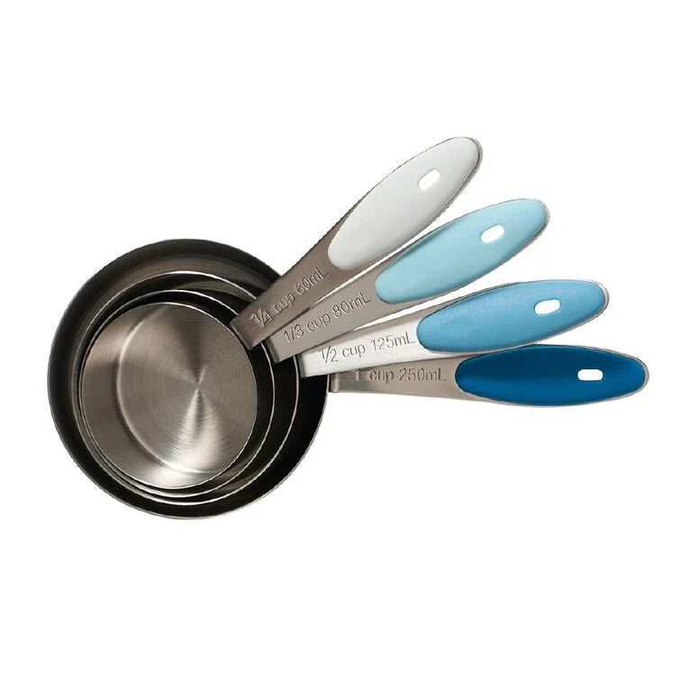 Frankly Cotton Measuring Cup Blue Handle