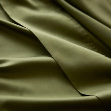 Bamboo Cotton Fitted Sheet - Olive