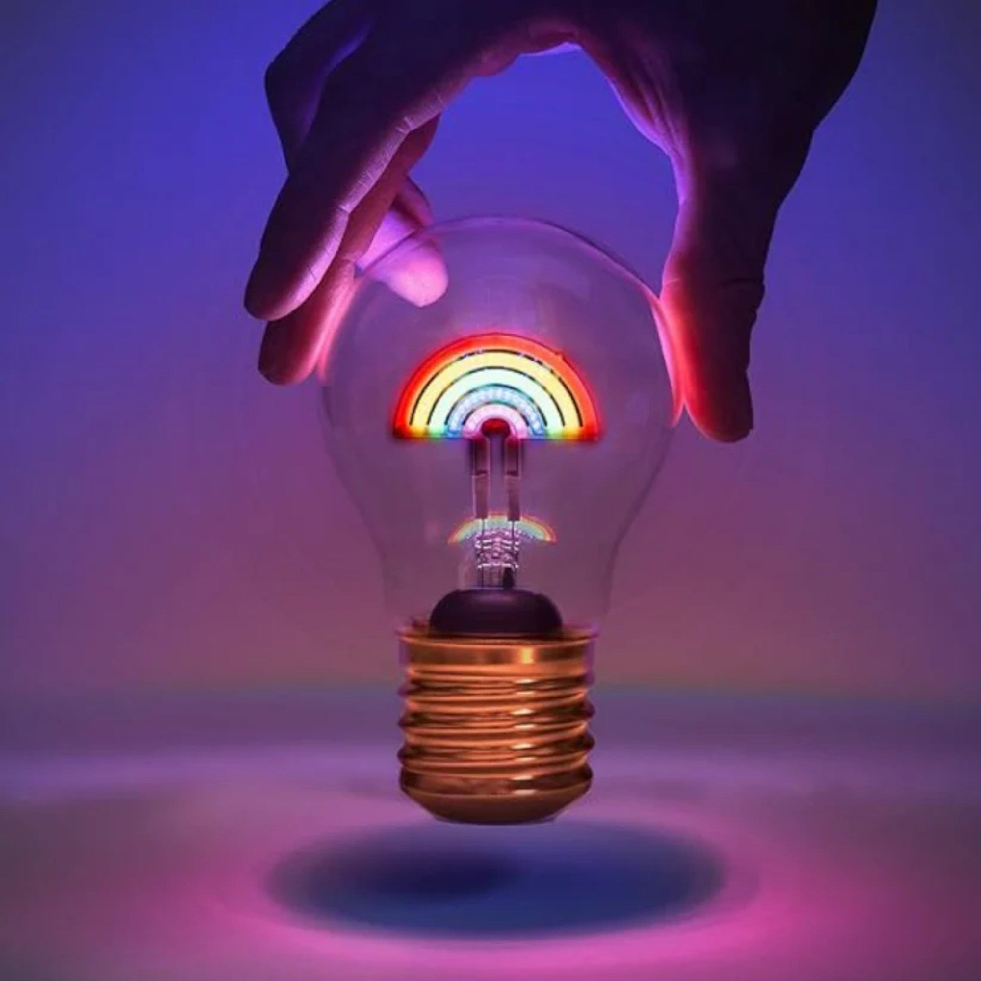 Stellar Rainbow Lightbulb Lamp Nightlight USB Recharge