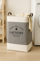Frankly Cotton Laundry Deluxe Hamper with Handles