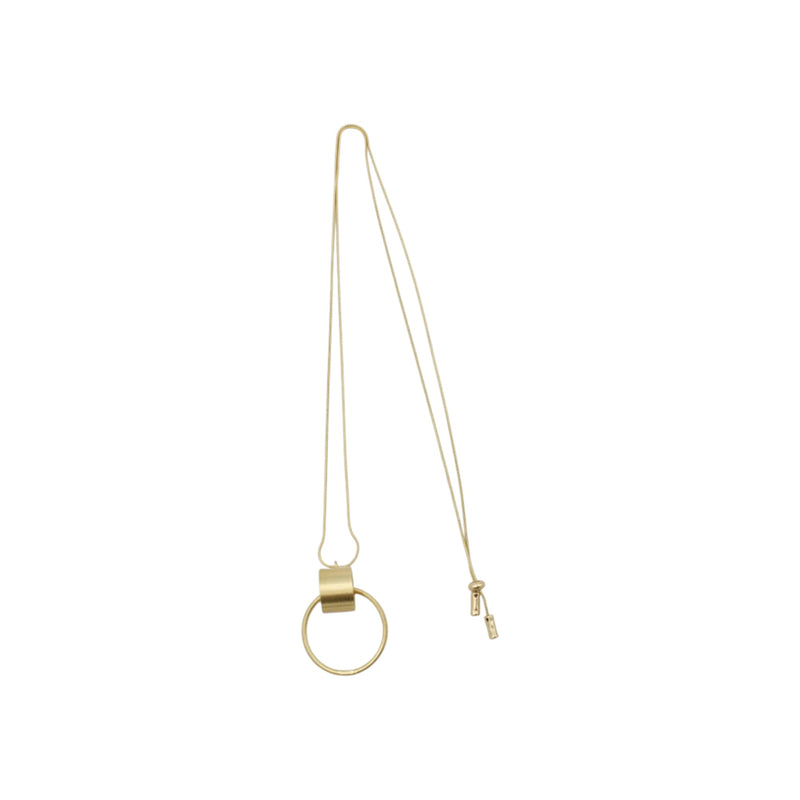 tn933 Gold ringlet necklace