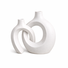 Frankly Cotton Sculptural Ceramic Vase Set