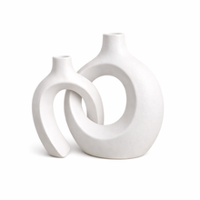 Frankly Cotton Sculptural Ceramic Vase Set