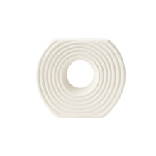 Frankly Cotton Textured Ceramic Circular Vases